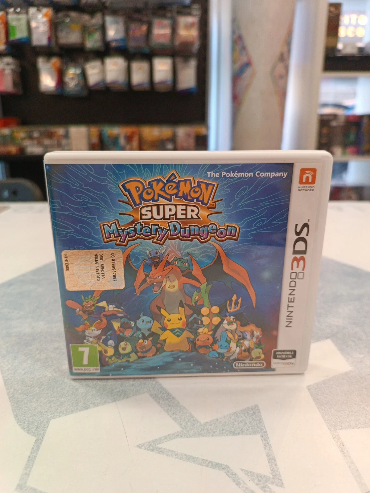 Pokemon Super Mystery Dungeon Pokémon 3DS Nintendo Triangolo Blu